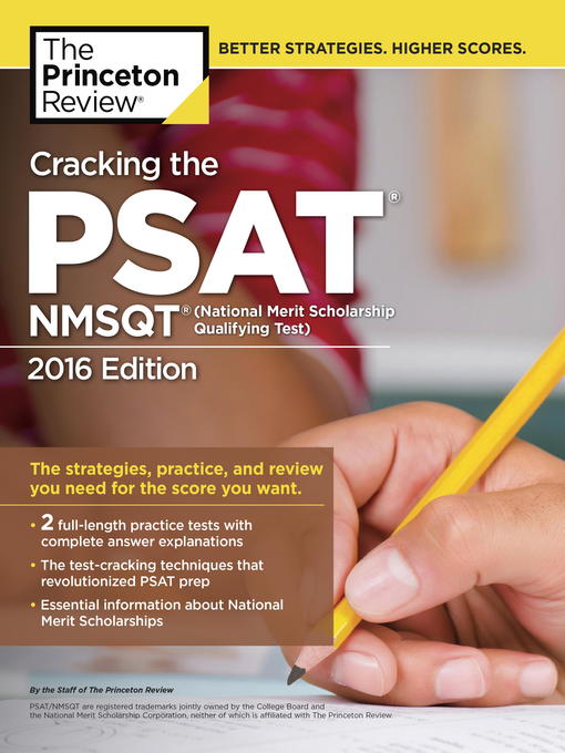 Title details for Cracking the PSAT/NMSQT with 2 Practice Tests, 2016 Edition by Princeton Review - Available